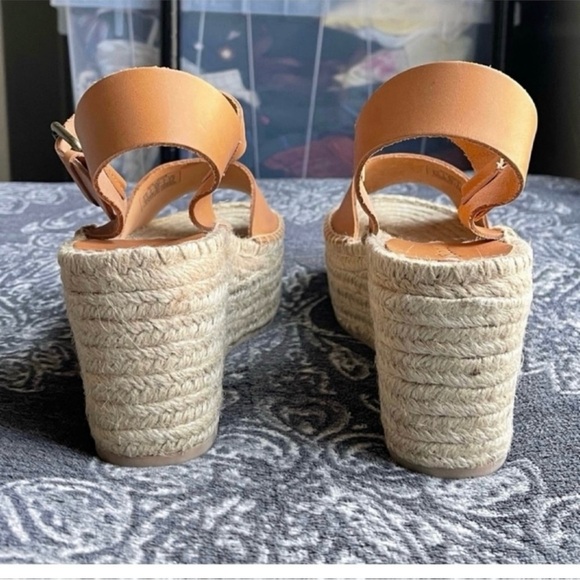 Soludos Minorca High Platform Sandal in Nude Size US 9.5 - Picture 11 of 13